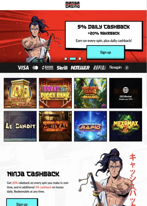 Spielhalle Slots Sammlung Anime Manga Casino